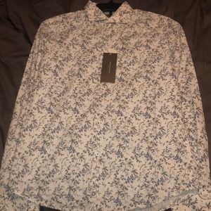 Denim & Flower Slim Fit Long Sleeve Button Up